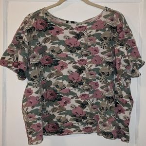 Roses Vintage Top